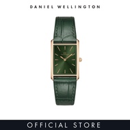 [2 years warranty] Daniel Wellington Bound 32x22mm Green Crocodile - Rose Gold - Emerald Sunray Dial
