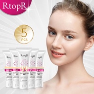 RtopR 5PCS FDA  ครีมขัดผิวไวท์เทนนิ่งให้ความชุ่มชื้นขัดผิวหน้าขัดผิวหน้าเจลทำความสะอาดผิวเจลกำจัดสิว