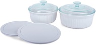 Corningware FBA_1074887 Bakeware Set, White