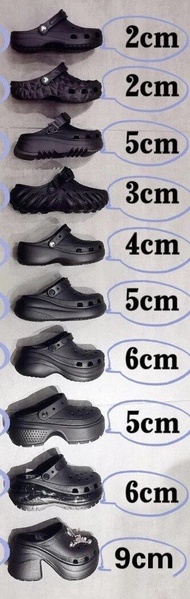 Crocs增高多少👀呢度crocs到底選邊個？