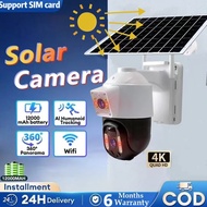 CCTV Solar 8MP WiFi 4G Camera Dual Lens Outdoor Waterproof Wireless CCTV Battery PIR Motion detectiv