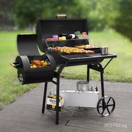 Outdoor Household Courtyard Villa Smoker Grill Hotel Grill Large Charcoal American Commercial Grill 