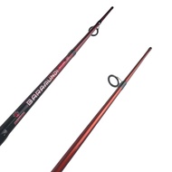 Joran Carbon Solid Tip Sambung 2 Action Medium Hard Fukushima Baramundi Ujung Carbon Solid 8 -17 Lbs