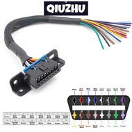 QIUZHU 10cm/30cm 16pin J1962F OBD2 Extension Cable Male line to Female Automotive for Car Diagnostic