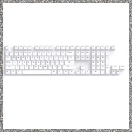 (GJFZ) Jelly Pudding Soft Silicone Keycap Set ABS 113 Keys Matte Transparent Girl Simple for 60/84/9