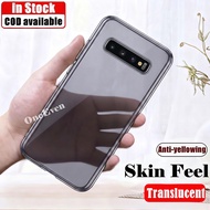 For Samsung Galaxy S10 5G 6.7 inch SM-G977B G977U G977N G977P G977T Silky Smooth Soft Smoky Black Tr