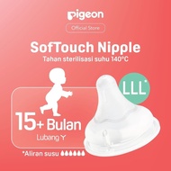 PIGEON SOFTOUCH PLUS NIPPLE 3PCS BLISTER LLL - MILKRaja