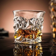 Foreign wine glass high-value whiskey cup set high-end glass thickened brandy cup househol洋酒杯高颜值威士忌杯