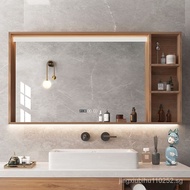 Smart Bathroom Mirror Cabinet Toilet Mirror with Shelf Bathroom Storage Integrated Separate Mirror Box with Light