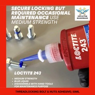 BULK DISCOUNT/DEALER/AGENT 243 LOCTITE SCREW THREADED LOCKER SUPER GLUE 401 406 495 ENGINE MOTOR GAM