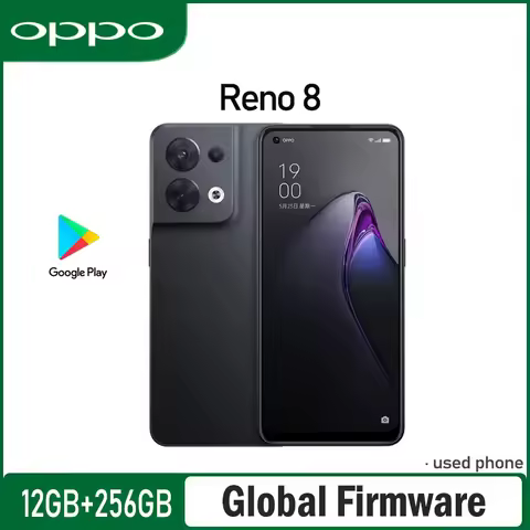 Global firmware OPPO Reno 8 5G smartphone MTK Dimensity 1300 6.43" 12GB 256GB 50MP+32MP 8r ColorOS 1
