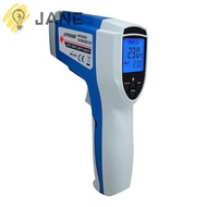 【In stock】JANE Dual Laser Temperature , Blue &amp; Gray 58℉~1022℉ (-50℃ ~ 550℃) Infrared Thermometer, Household Adjustable Emissivity Food Thermometer Fridge Pizza Oven AIJX