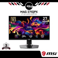 MSI MAG 271QPX | 2560 x 1440 (2K) | QD-OLED | 0.03ms | 360Hz | 27" 2K OLED Gaming Monitor