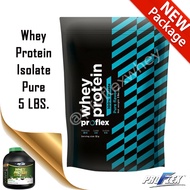 ส่งฟรี 📌 Whey Protein IsoIate Pure 5 lbs เวย์โปรตีน proflex สูตร isolate รสจืด 1 ถุง (2.26 kg)