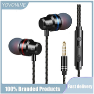 YOVONINE Wired Earbuds Headphones 3.5mm In Ear Earphone Earpiece with Mic Stereo Gaming Headset for Samsung Xiaomi Phone Computer