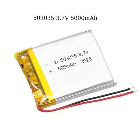 500mAh 503035 3.7V Li-Polymer Battery for Long-Lasting Rechargeable Devices GPS Devices DVD Navigati