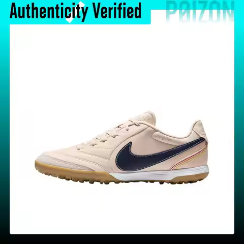 Nike Tiempo Ligera Soccer Shoes Unisex Beige Blue IR2226-240