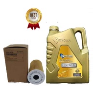 KIA CARNIVAL YP 16y-19y , HYUNDAI STARIA 2.2 , SANTA FE CM DM OIL FILTER+ KOYOMA 10W40 SEMI SYNTHETI