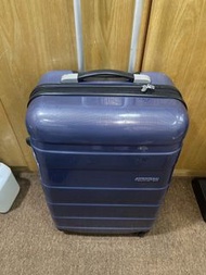 American Tourister 藍色行李箱 26inch can extend 