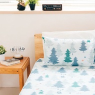 Moomin森林100%天絲單人床包枕套組-嚕嚕米 Tencel天絲萊賽爾纖維