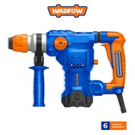 WADFOW Rotary Hammer (1500W, 5.5J) SDS+ & Anti Vibration System w/ 3 Pcs Bits + Case WRH2D32