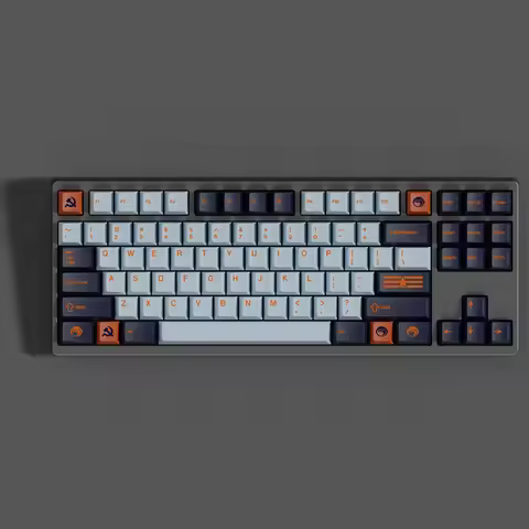 GMK YURI Keycaps Orange PBT Dye Sublimation Cherry Height for Mechanical Keyboard AULA F75 Ajazz Ak8