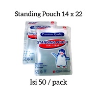 Standing Pouch Plastic 14x22 Stp 14x22 Snack Packaging Plastic