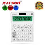 KARSON Calculator Solar Power Supply 12 Digit Calculators School Accounting Office Supplies KS-9979