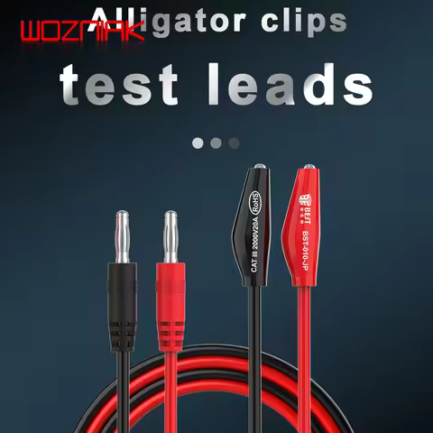 BST 010 JP Silicone Two Clamp Power Cord Probe Superconducting Probe Accurate Measurement Test Leads