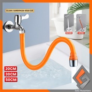 SN-C838 Universal Water Faucet Connection Hose 1/ 2 Inch 360 Degree Elastic Pipe Sink Faucet Head Co