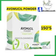Avomucil Powder N-Acetyl-L-Cysteine 1.5g Powder x150sachets EXP10/2026 (Lemon Flavour)