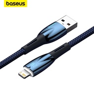 Baseus 2.4A Smart Led Light USB To Lightning Cable For i14  i13  i12  Pro Max