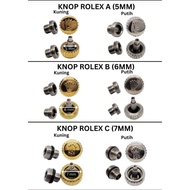 Crown Rolex stainless steel Rolex knob