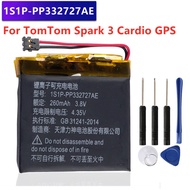 Original TomTom spark io＋mic 1S1P-PP332727AE TomTom Spark 3 io GPS Watch Acumulator 2-wire Plug 260mah Baery