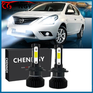 สำหรับNissan Almera N17 2016 2017 2018 2019 2020 (ไฟหน้า) - ชุดแปลงไฟหน้าแบบLEDด้านหน้า 6000K 12V-32