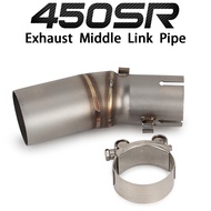 For CFMOTO 450SR 51MM Motorcycle Exhaust Link Pipe
