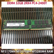 Untuk Inspur Nf5170m4 Nf5270m4 Nf5280m4 Memori Pelayan 32gb Ddr4 2400mhz 2rx4 Pc4-2400t Ram
