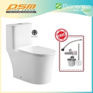 Sorento One Piece Water Closet Rimless Wash Down Flushing System Bathroom WC Package SRTWC8152-RL