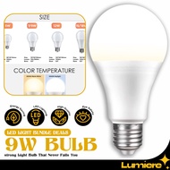 BULK BUY 10PCS 9W LUMIERE Lampu Led Light Bulb Lampu Led Siling Mentol E27 LED Bulb Downlight 9W A B