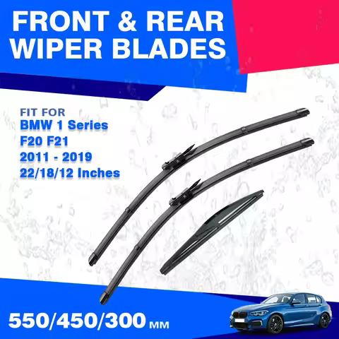 Front / Rear Wiper Blades For BMW 1 Series F20 F21 F20N 2011 - 2019 Brushes Accessories 114i 116i 11