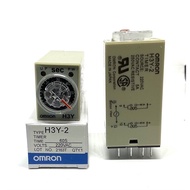 ทามเมอร์ H3Y-2 OMRON ไฟ220VAC24v 12v มี5S  10S  30S  60S 5M  10M  30M  60M มือ1พร้อมส่ง