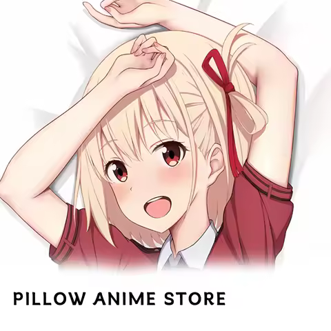 Anime Body Pillow case Lycoris Recoil Nishikigi Chisato Dakimakura Cover Double-Sided PrintLife-size