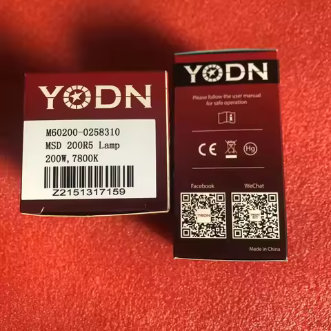Original YODN MSD 200R5 200W Lamp / MSD 230R7 230W Lamp / MSD 280R10 280W Lamp /7800K Beam Lamp/Bulb