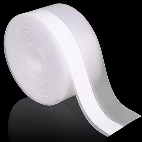 Silicone Seal Strip , Weather Stripping Door Seal, of Windows Doors and Shower Glass, Transparent Se