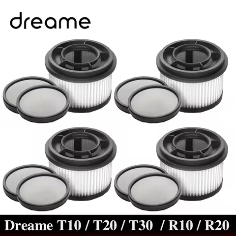 Dreame T10 / T20 / T20 Pro / T30 / T30 Neo / R10 / R10 Pro / R20 Replacement Parts Pre Post Filter A