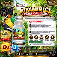 NEW VITAMIN D3 PLUS CALCIUM Bird & CALCIUM Vitamins for Bones and Muscles for all types of birds