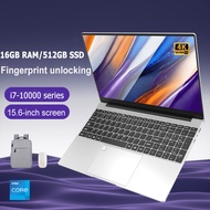 Asus laptop HD Gaming Office Laptop inter core i7 16G RAM 512SSD 15.6INCH Business Laptop support fingerprint unlocking