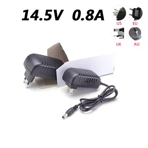DC L-type Orifice Power Adapter 14.5V 0.8A Stabilized Power Cord Cable Length 1m DC 3.5*1.35MM US EU