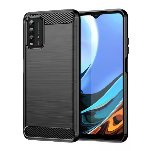 Soft Silicone Case for Xiaomi Redmi 9T 9 9A 9i Sport 9AT 9C NFC 9Power Carbon Fiber Cover for redmi 