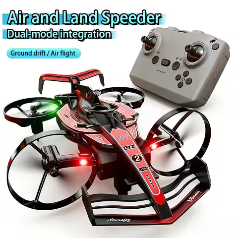 2.4G F1 Land / Air Flying RC Car Dual Mode One-Key Take-off and Landing Remote Control Stunt Driftin